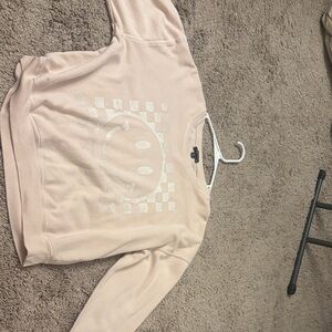 Pink Smiley Face Sweatshirt